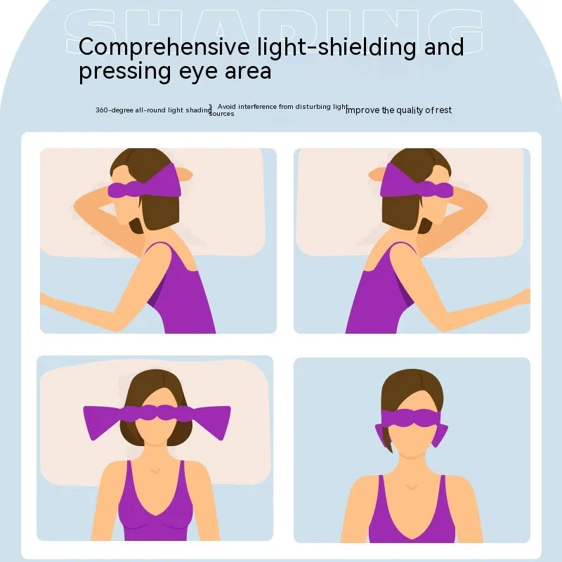 Heated Pressure-Free Sleep Mask For Deep Relaxation